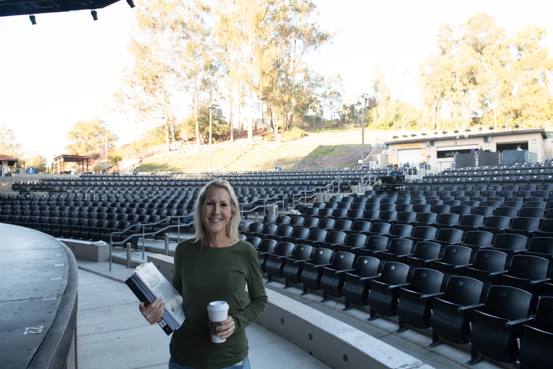 Stacy at the Moonlight Amphitheatre